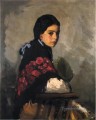 スペインの少女の肖像画 アシュカン学校 ロバート・アンリ